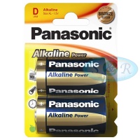 Panasonic Alkaline Power Batteries Size D